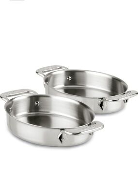 All-Clad Stainless Steel Small Oval Roasting Pan